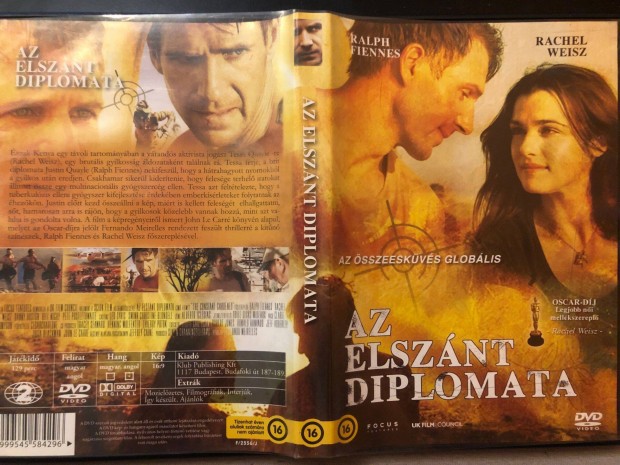 Az elsznt diplomata (karcmentes, Ralph Fiennes, Focus kiads) DVD