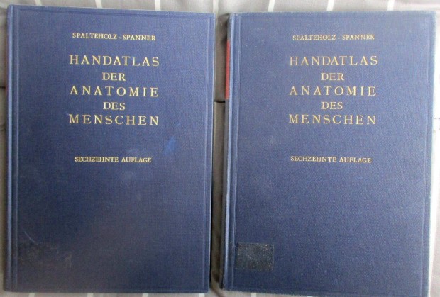 Az ember anatmijnak kzi atlasza / Handatlas der Anatomie des Mensc