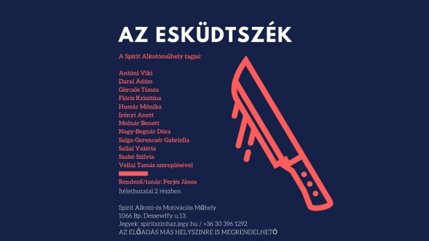 Az eskdtszk - sznhzi elads mrcius 24-n Budapesten