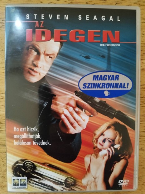 Az idegen dvd Steven Seagal 