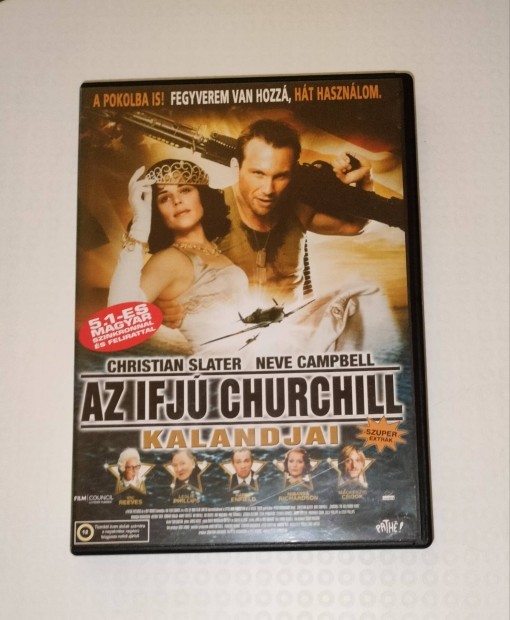 Az ifj Churchill kalandjai dvd Christian Slater