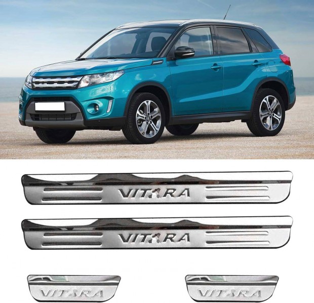 Az összes Suzuki Vitarához 4 részes inox küszöbvédő szett