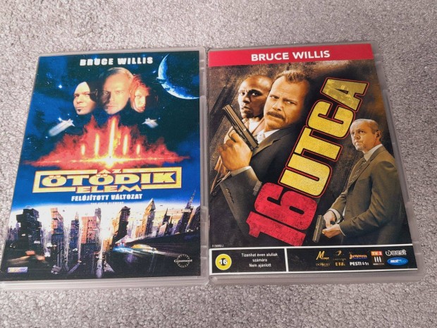 Az tdik elem + 16 utca DVD (1997/2006) Szinkronizlt (Bruce Willis)