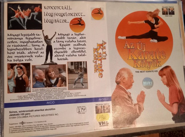 Az új karate kölyök - akció VHS - Pat Morita