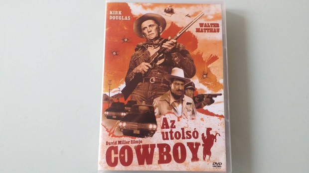 Az utols cowboy western  DVD film-Kirk Dougles Walter Matthau 