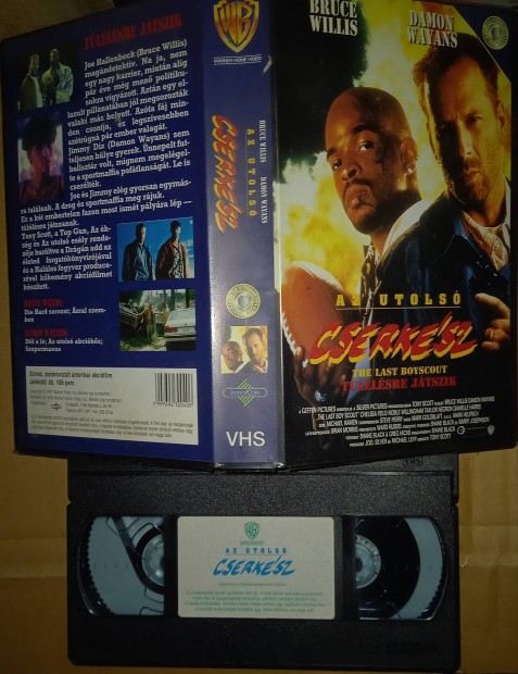 Az utolsó cserkész - akció vhs - Bruce Willis