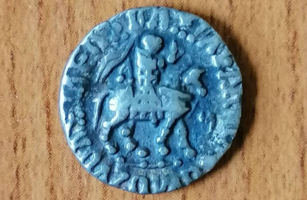 Azes II. drachma ezst Kr.e. 35 - ie 12 Indo-szkta kirlysg