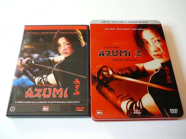 Azumi 1-2 - 4 lemezes DVD Film - Extra Vltozat - Szinkronos!