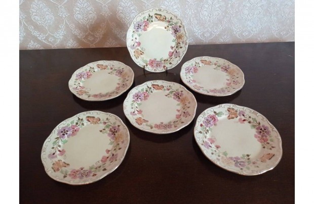 B079 Zsolnay porceln pillangs stemnyes tnyr kszlet