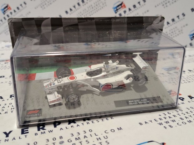 BAR - F1 002 Honda #22 (2000) - Jacques Villeneuve - Edicola - 1:43