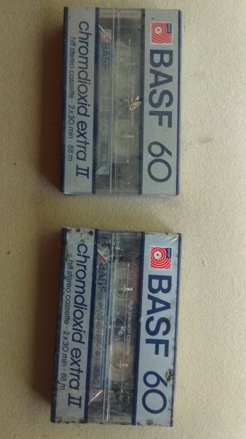 BASF CR-E II 60 original res kazetta 2db