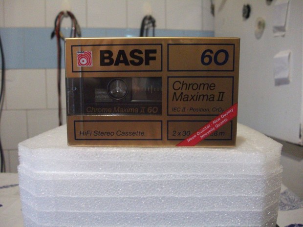 BASF CR - Maxima 60 magn deck kazetta ( 1988 )