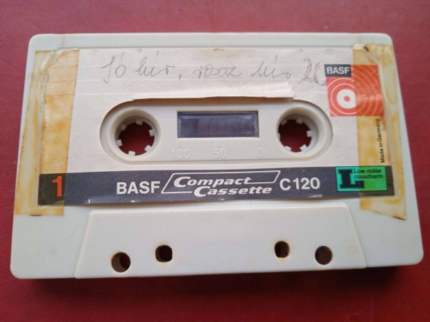 BASF C 120 retro audio kazetta , bort papr nlkl