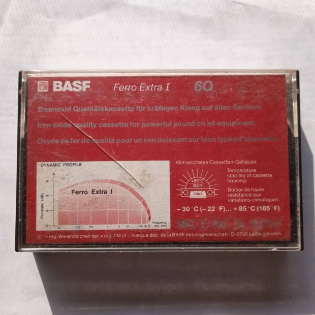 BASF Ferro Extra I 60 ( position normal ) retro audio kazetta