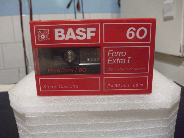 BASF Ferro Extra I - 60 magn deck kazetta ( 1988 )