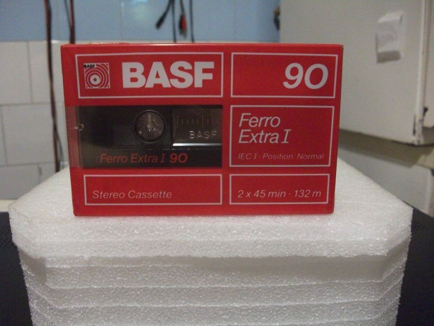 BASF Ferro Extra I - 90 magn deck kazetta ( 1988 )