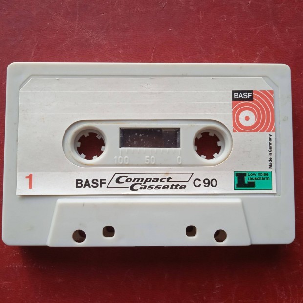 BASF LOW Noise C-90 Compact Cassette Audio 1969