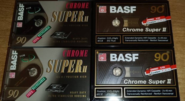 BASF,Super Chrome ll,originlt kazettk eladk.