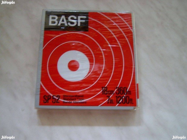 BASF sajt manyag dobozban 18cm j szalag magn 1DB!!