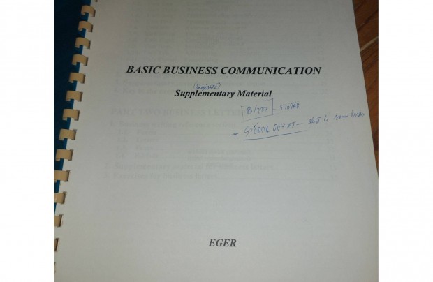 BASIC Business Communication Eger 1790Ft