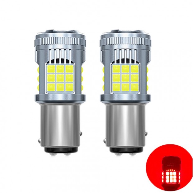 BAY15D led piros CANBUS 2db