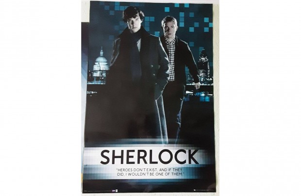 BBC Sherlock Holmes Benedict Cumberbatch poszter (61x91,5 cm)