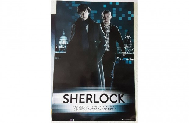 BBC Sherlock Holmes Benedict Cumberbatch poszter (61x91,5 cm)