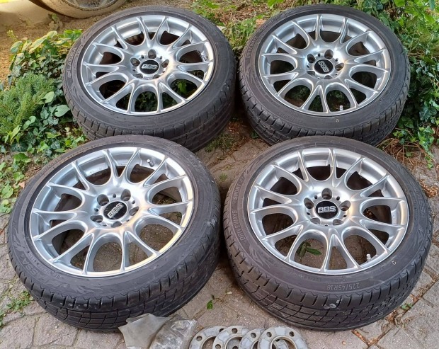 BBS CK008 8x18" ET45 Alufelni 5x112 90%-os 225/40 R18 Nyári gumival!