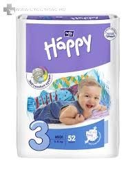 BELLA BABY HAPPY MIDI BIG PACK 5-9 KG 72 db/cs