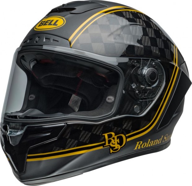 BELL Race Star DLX Flex sisak - RSD Player matt/fényes fekete/arany
