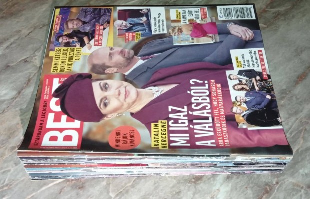 BEST magazincsomag (idei összes lap, 21 db) + teljes 2024-es évfolyam