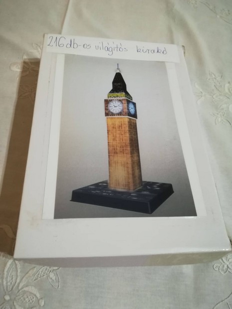 BIG Ben , rs torony trhats 3D ledes vilgts kirak