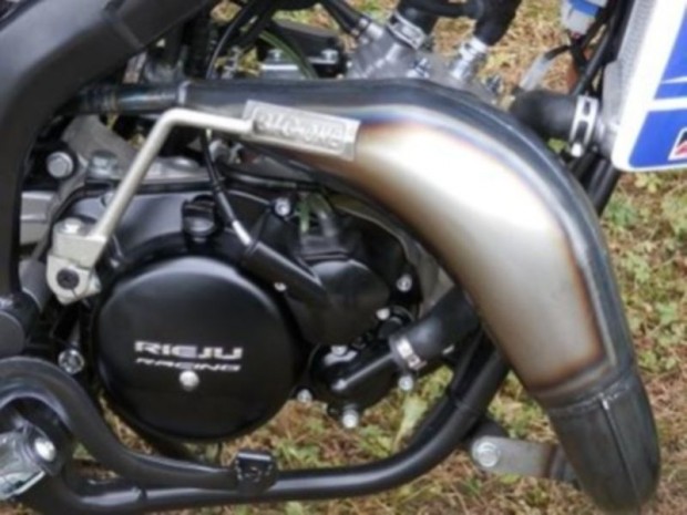 BIG ONE RAW kipufogó acélcső/fekete alumínium hangtompító