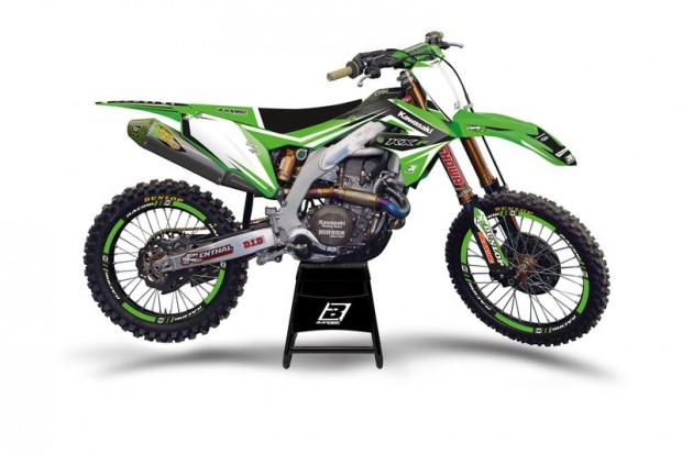 BLACKBIRD Dream 4 Grafikai Készlet - Kawasaki KX85