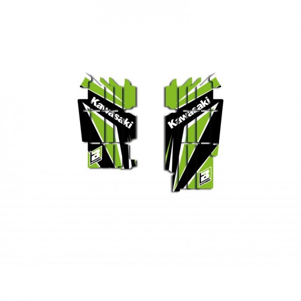 BLACKBIRD Dream Graphic 4 Radiátor Louver Grafikai Készlet Kawasaki KX
