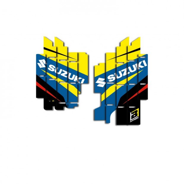 BLACKBIRD Dream Graphic 4 hűtőbordák grafikai készlet Suzuki RMZ-hez