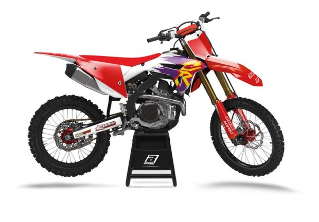 BLACKBIRD Retro Grafikus Kszlet - Honda CR125/250