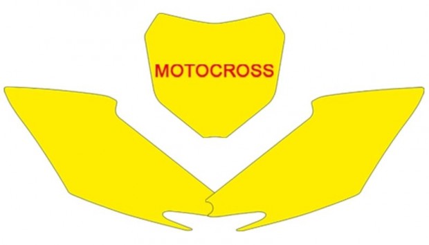 BLACKBIRD Srga Rendszmtbla Matrick Honda CRF250R/450R-hez