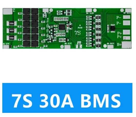 BMS 7S 25V 30A Balanced  Li-Ion Akku Pakkokhoz (5439)