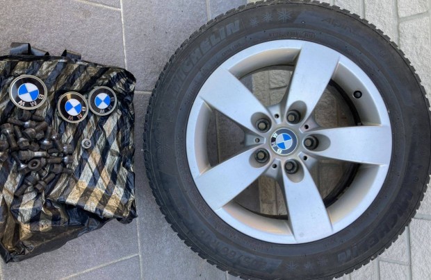 BMW 16-os gyri alu felni tli gumival 4db