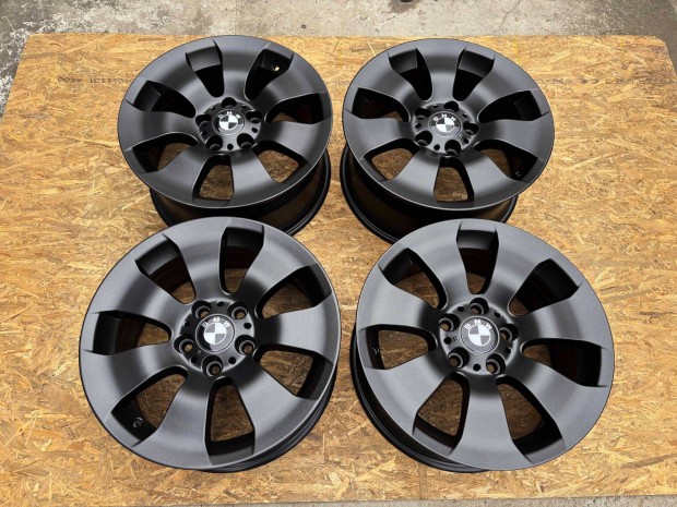 BMW 17" 5x120 gyári fekete alufelni eladó 17 coll E36 E46 E90 E91 E92