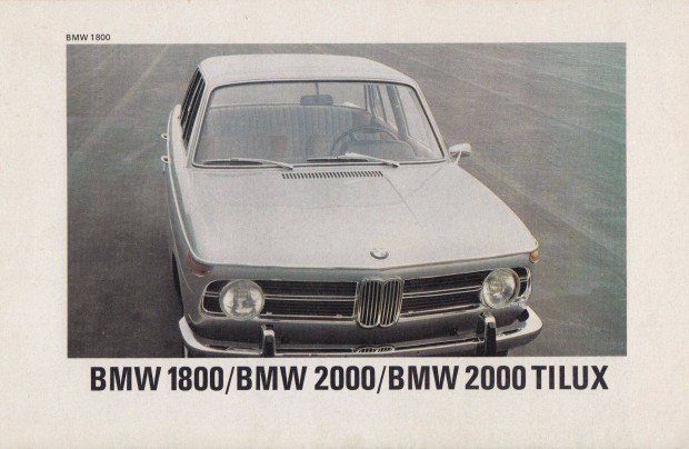 BMW 1800/2000 Ismertet