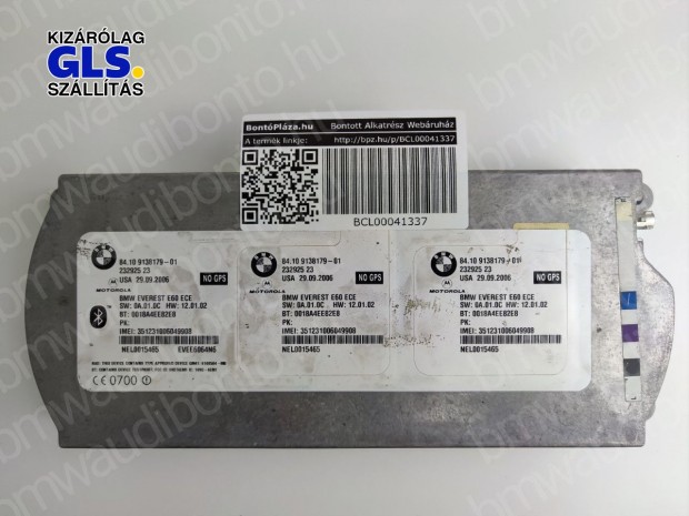 BMW 1 (E87) Bluetooth vezérlőegység modul (9138179)