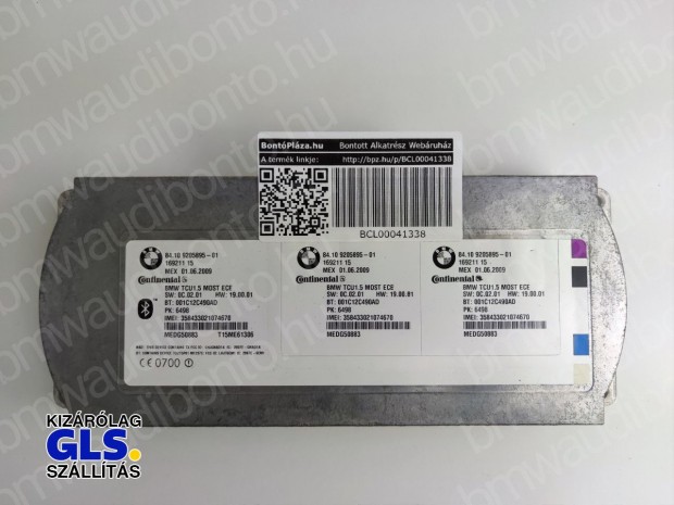 BMW 1 (E87) Bluetooth vezérlőegység modul (9205895)