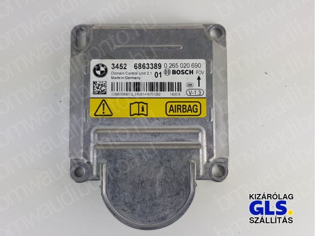 BMW 1 (F20) Légzsákvezérlő egység/modul (6863389, 34526863389)
