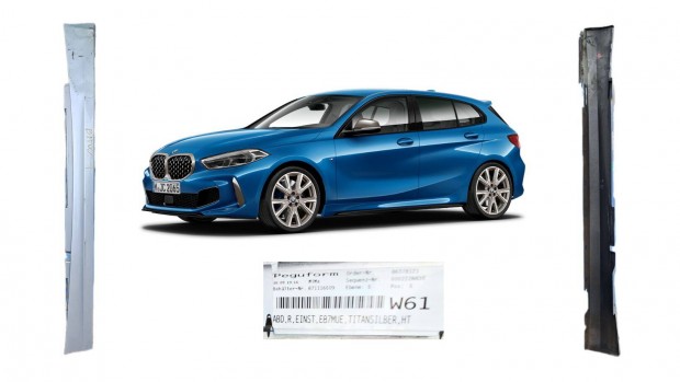 BMW 1-es sorozat E87 jobb kszb borts, srlt