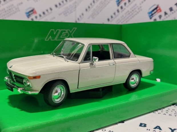 BMW 2002Ti 1966 fehér - Welly modellautó 1:24