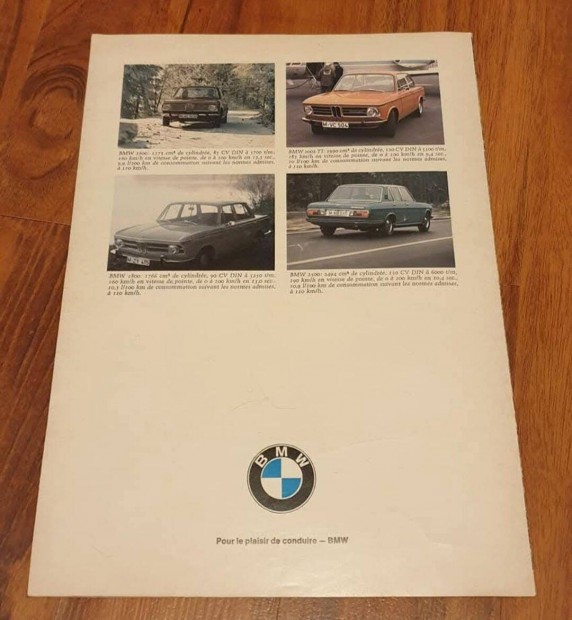 BMW 2500 2000 1600 2002 1800 Prospektus