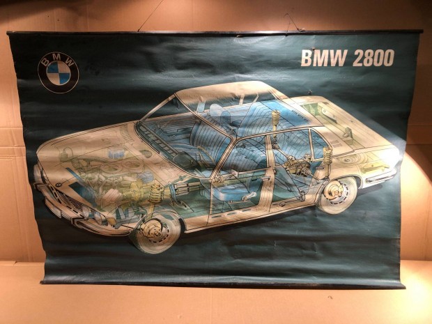 BMW 2800 robbantott rajz