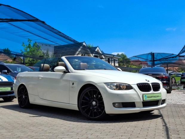 BMW 320d Cabrio Alpinweiss +Első Tulajdonostól...